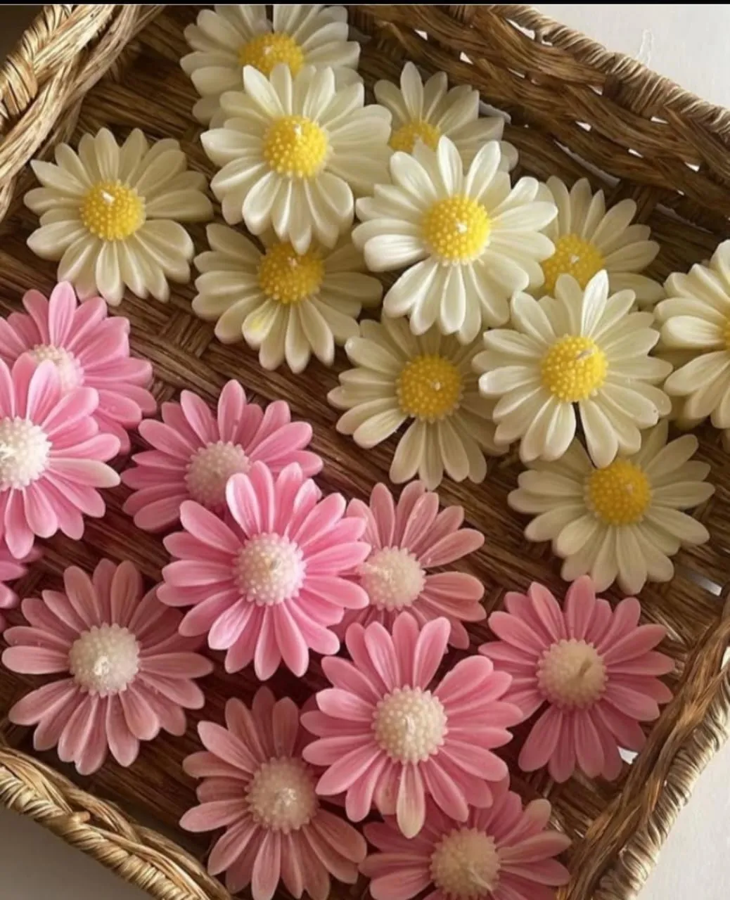 Daisy floating candles